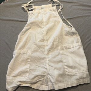 White Apron shorts